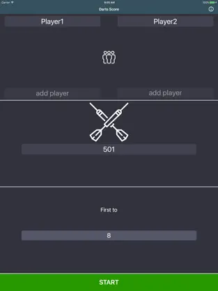 Captura de Pantalla 1 Easy Darts Score iphone