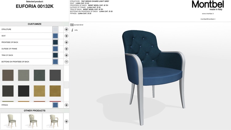 Montbel 3D Configurator