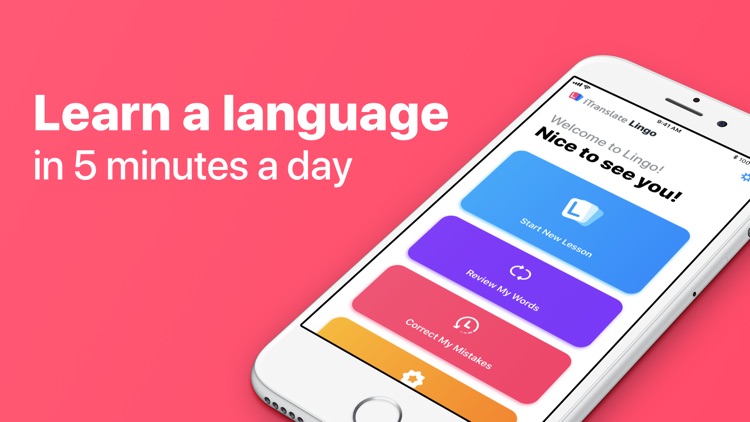 iTranslate Lingo screenshot-0
