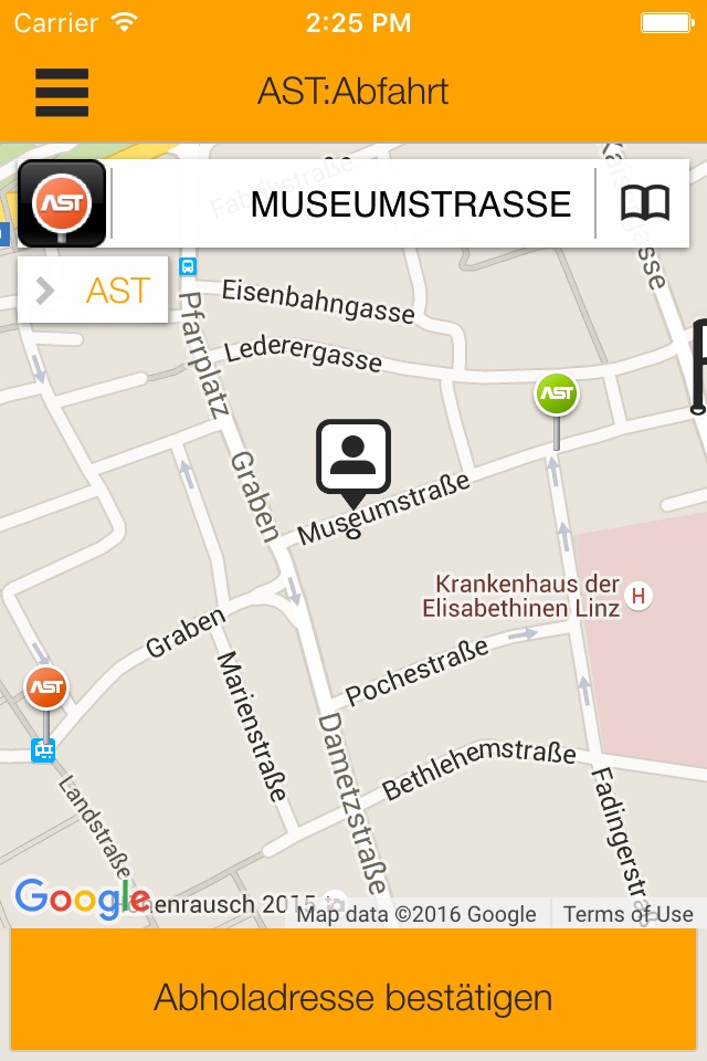 AST-APP der LINZ AG LINIEN screenshot 2