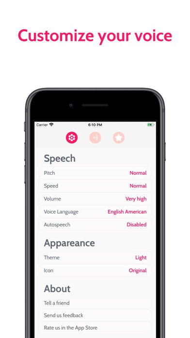 Dinata: Speech AAC Assistant screenshot 3