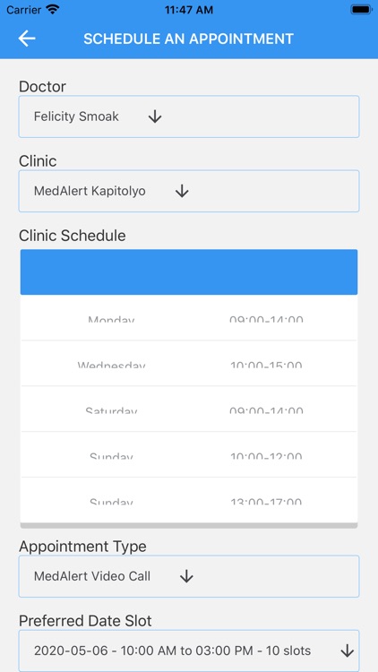 Unexus MedAlert Patient
