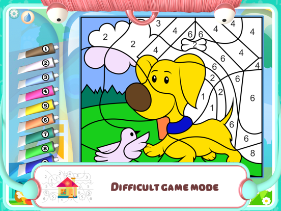 Color by Numbers - Dogs screenshot 4