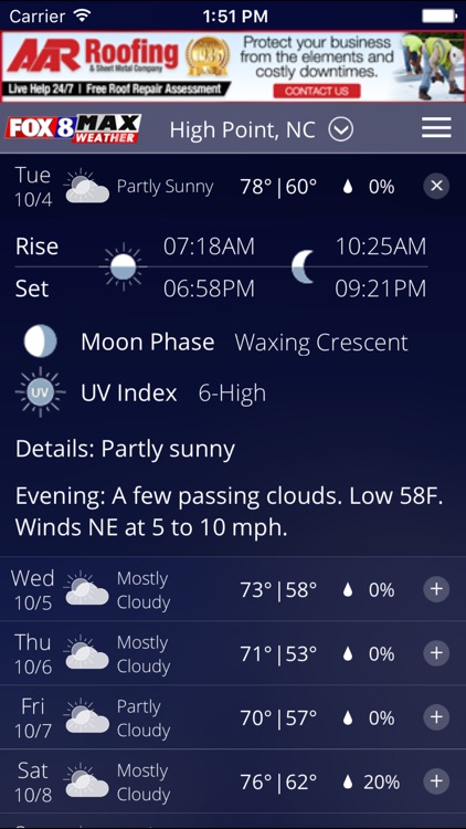 Fox8 Max Weather screenshot-3