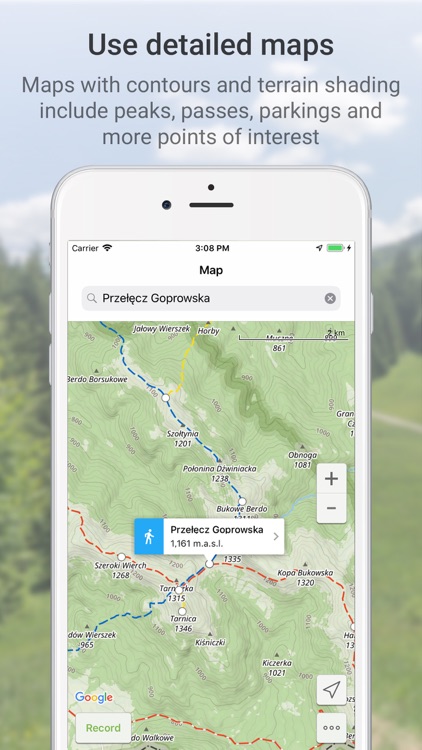 Hiking Map Poland