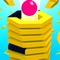 Tower Ball 3D is Fall the Ball down to the bottom of the tower without touching Black objects