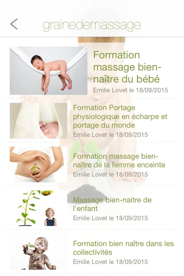 Graine de Massage screenshot 2