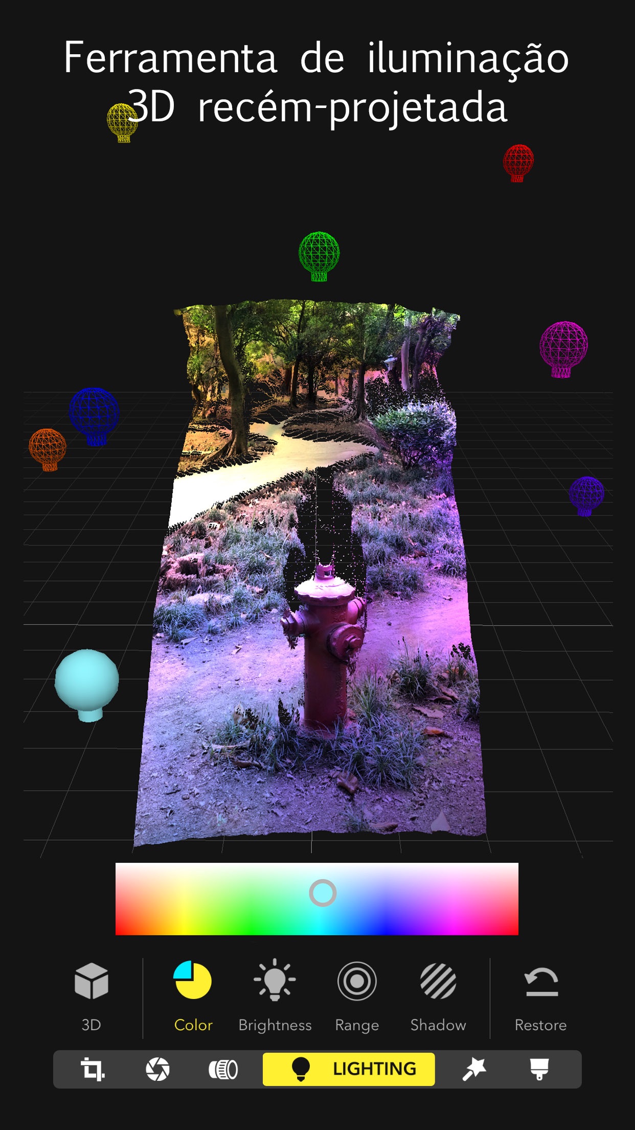 Screenshot do app Focos