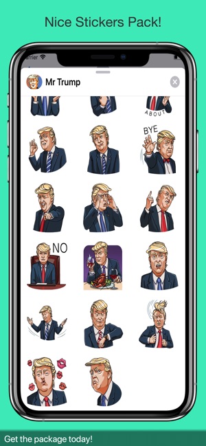 Trump The funny stickers pack