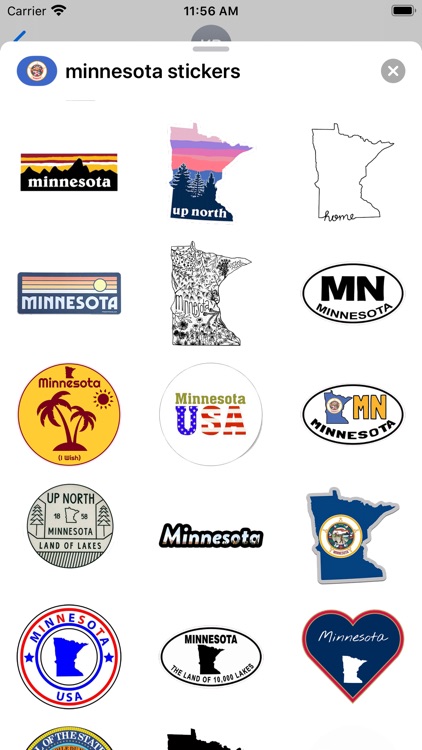 Minnesota Emojis Usa Stickers By Sergei Fomichev