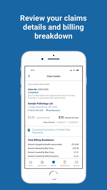 BCBSMA MyBlue Member App screenshot-7