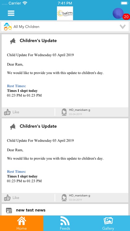 ChildCarers for Parents