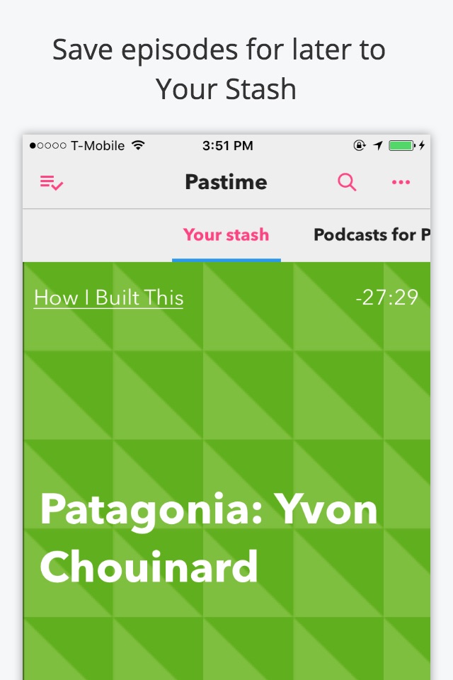 Pastime for podcasts screenshot 4