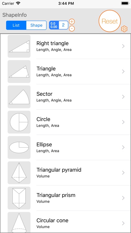 ShapeInfo Plus