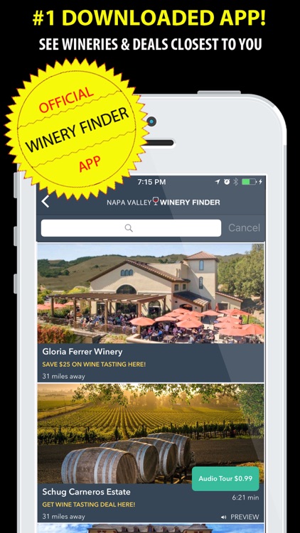Napa Valley Winery Finder REAL screenshot-3