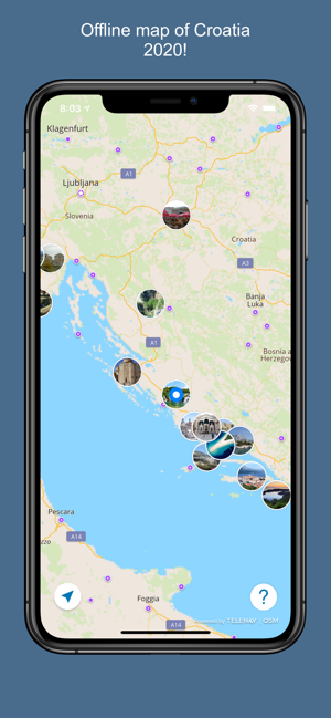 Croatia 2020 — offline map