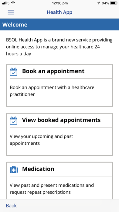 Birmingham Solihull Health App screenshot 3
