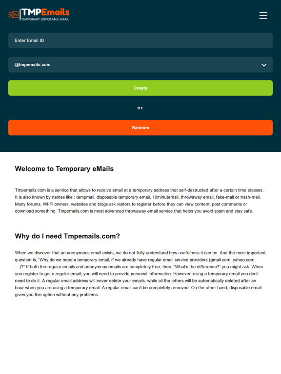 Screenshot #5 pour Temp Mail - Disposable Email