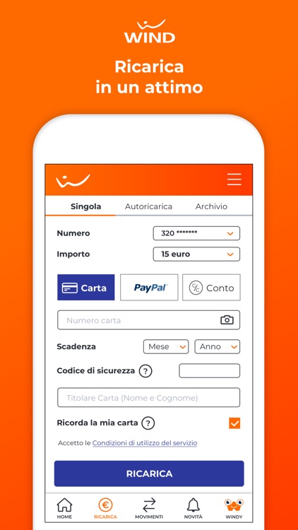 MyWind (App ufficiale Wind) screenshot-3