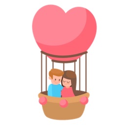Cute Couple Love Stickers Pack