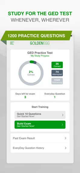 Game screenshot GED Practice Test. mod apk