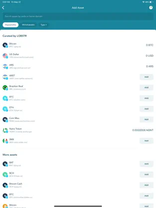 Captura 2 LOBSTR Stellar Lumens Wallet iphone