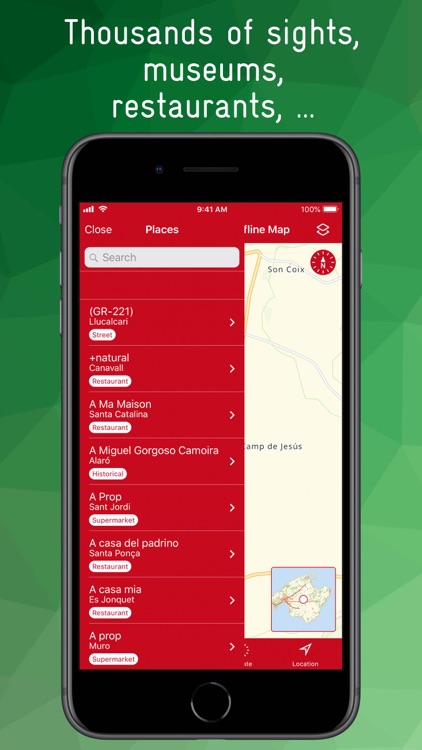 Mallorca & Cabrera Offline Map