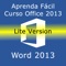 Aprenda no iPad a ferramenta Microsoft Word 2013 totalmente em português