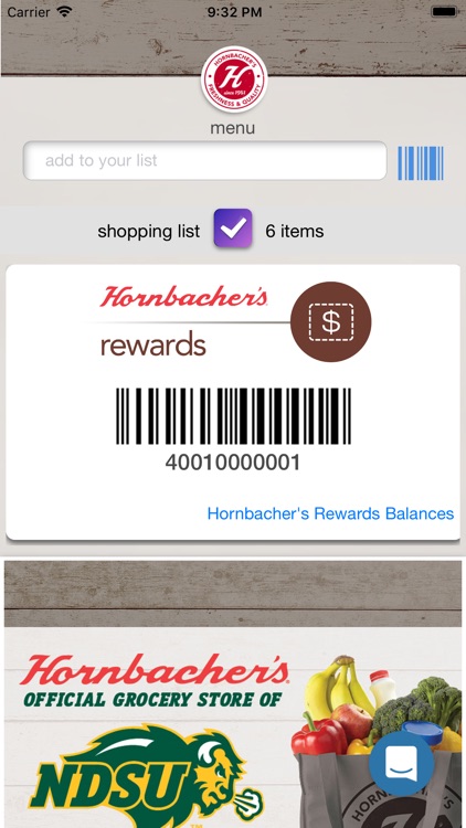 Hornbacher's Rewards