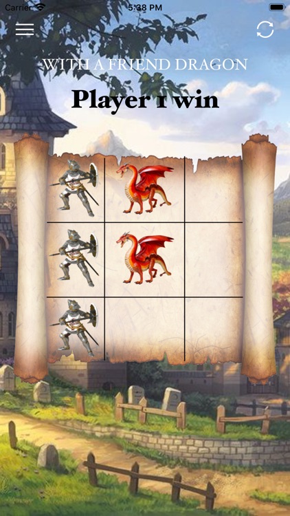 Medieval knights and dragons