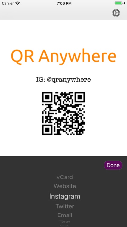 QR Anywhere Lite