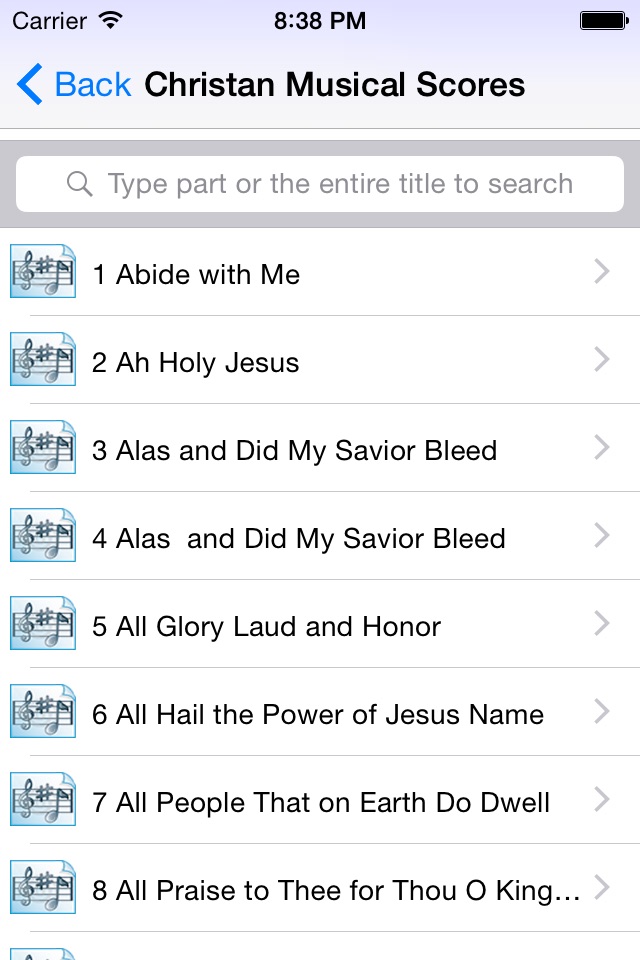 Christian music Score Premium screenshot 2