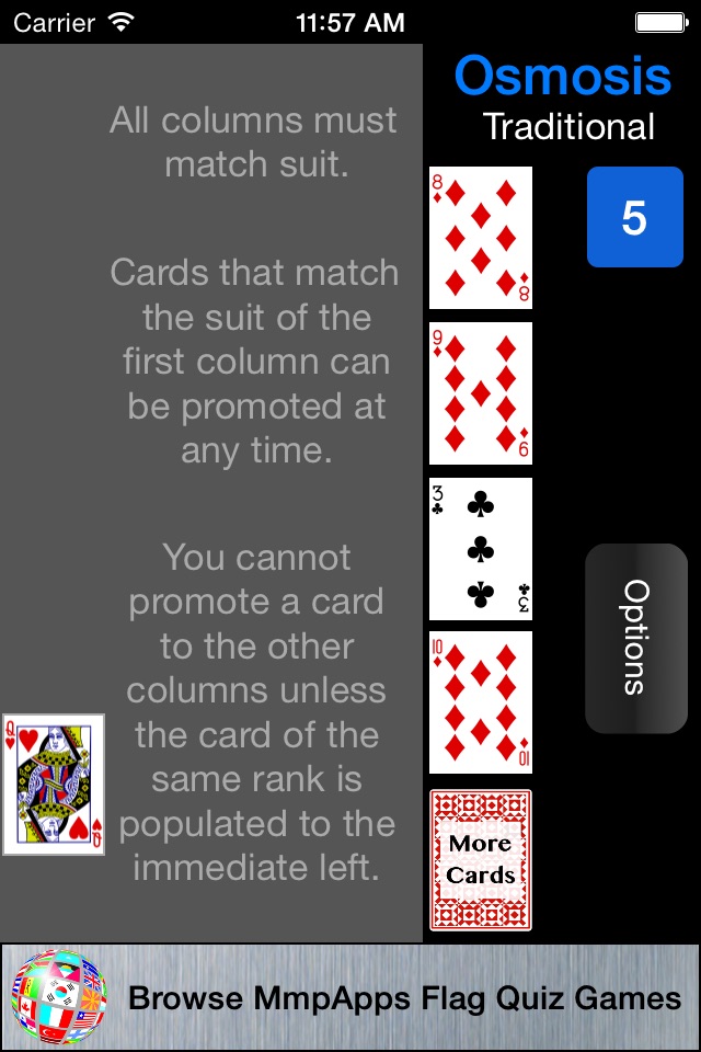 Osmosis Solitaire screenshot 2