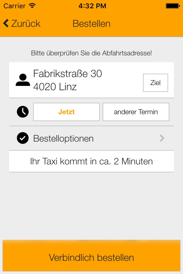 Linzer Taxi 2244 - Taxi App screenshot 3