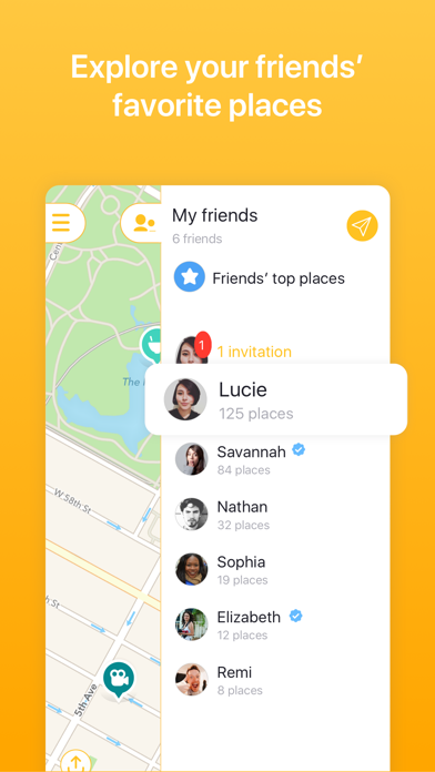 Mapstr - Bookmark your favorite places, your world screenshot