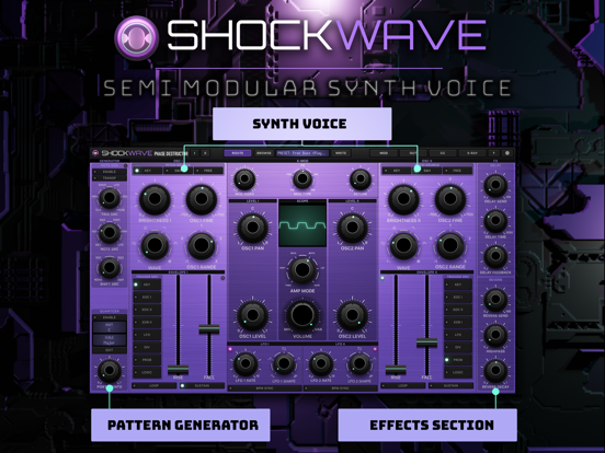 Screenshot #5 pour ShockWave - Synth Module