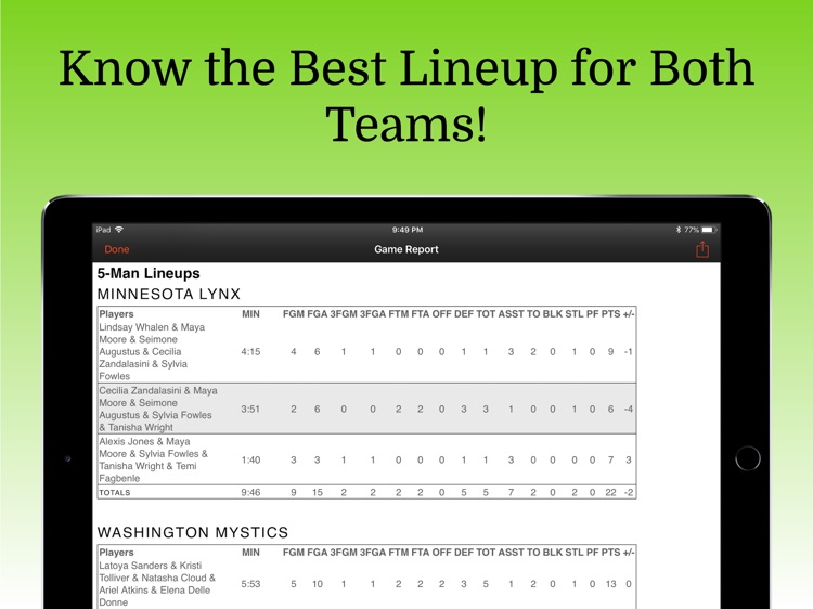 Ultimate Basketball Stats screenshot-5