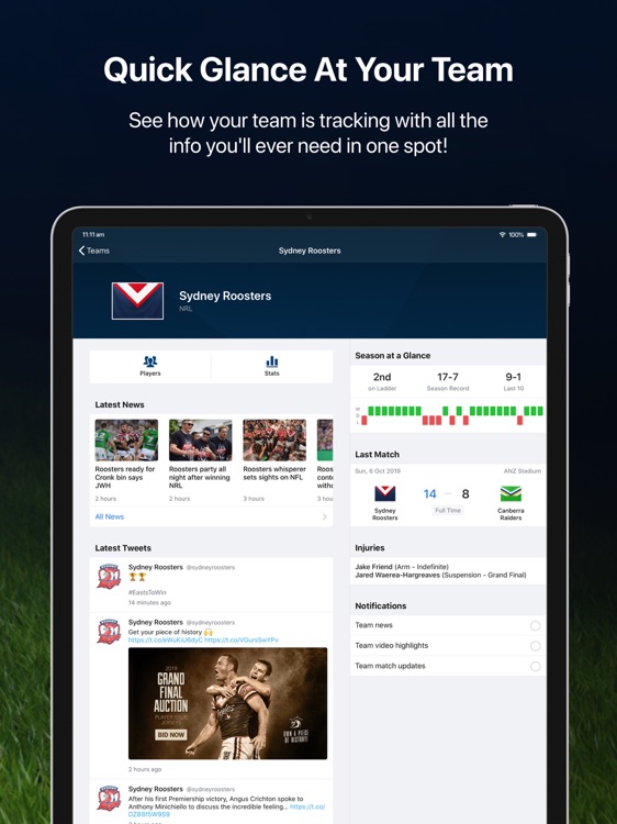 League Live for iPad: NRL news screenshot-5