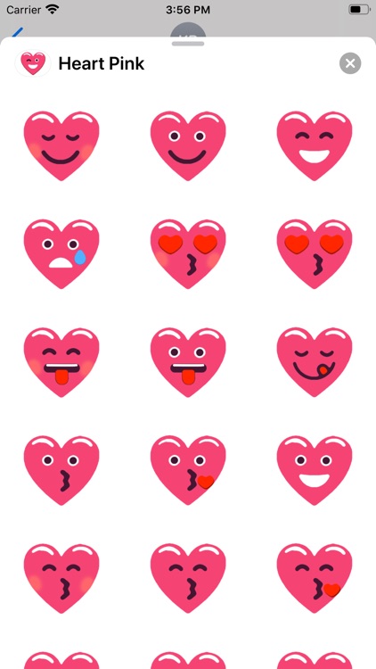 PINK PINK HEART Sticker by Monika Strigel