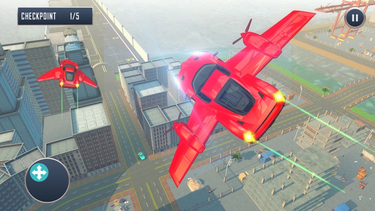 Fly Car City Stunt Game