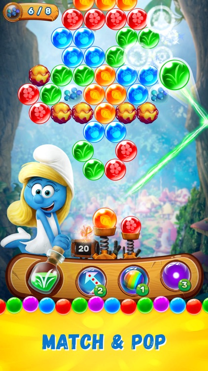 Smurfs Bubble Shooter Story screenshot-0