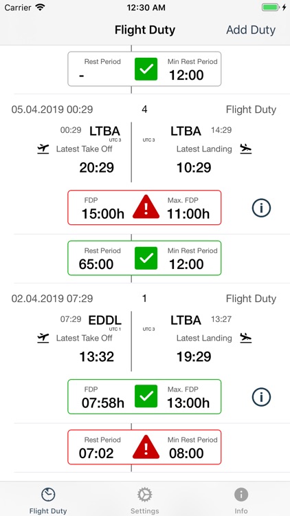 Flight Time Limitations (FTL)