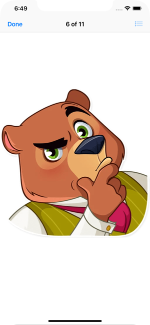 Todd Bear Moods For iMessages(圖8)-速報App