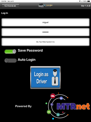 My Taxi Ride System - náhled