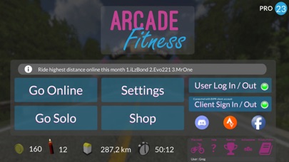 Arcade Fitness Bike & Run screenshot 2