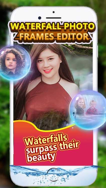 Waterfall Photo Frames Editor