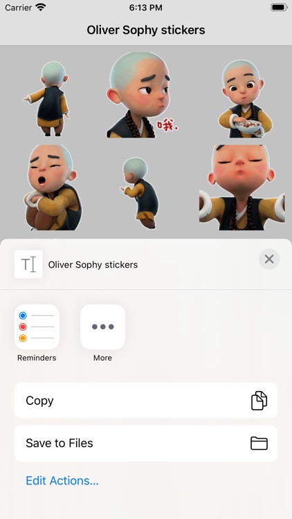 Oliver Sophy stickers screenshot-3