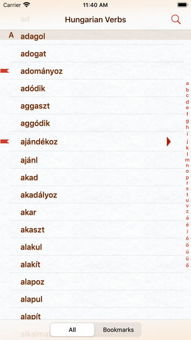 Hungarian Verb Conjugation screenshot #1