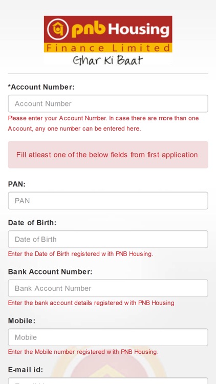 PNB Housing Customer Portal