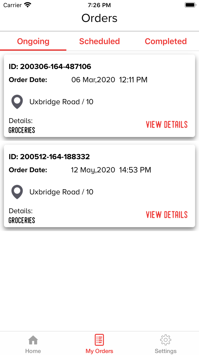 TukIn1Hour - Home Delivery